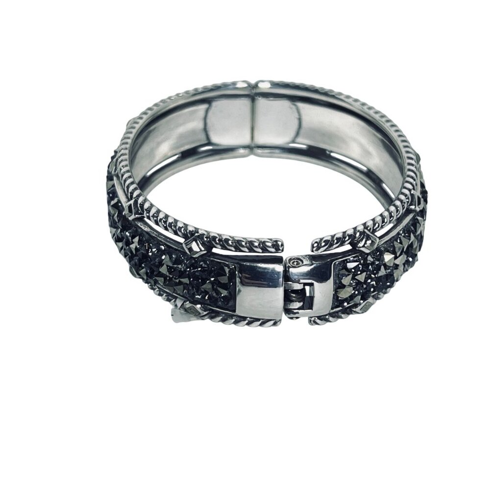 Brighton Crystal Rocks Rolo Chain Necklace And Hinged Bracelet Set (5970) - Picture 10 of 10